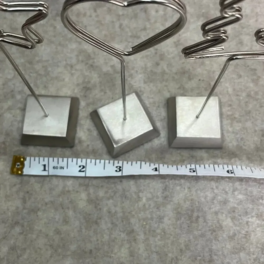 Metal‎ Frame Photo Holder Set of 3
